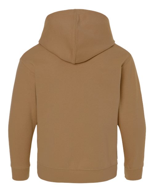 Youth Fleece Hoodie Sweatshirt - Coyote Brown