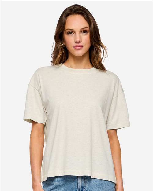 Relaxed Crew Tee - Natural Heather
