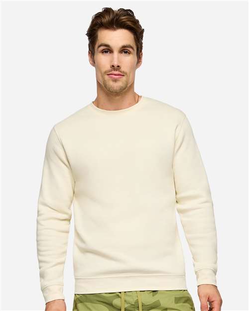 Unisex Elevated Fleece Crewneck Sweatshirt - Natural
