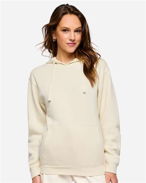 Unisex Elevated Fleece Hoodie Sweatshirt - Natural