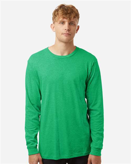 Unisex Fine Jersey Long Sleeve T-Shirt - Heather Kelly