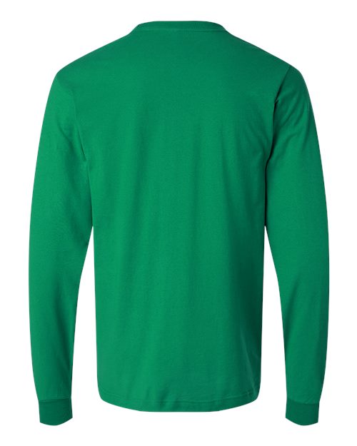Unisex Fine Jersey Long Sleeve T-Shirt - Kelly Green