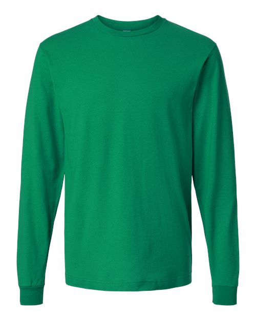 Unisex Fine Jersey Long Sleeve T-Shirt - Kelly Green