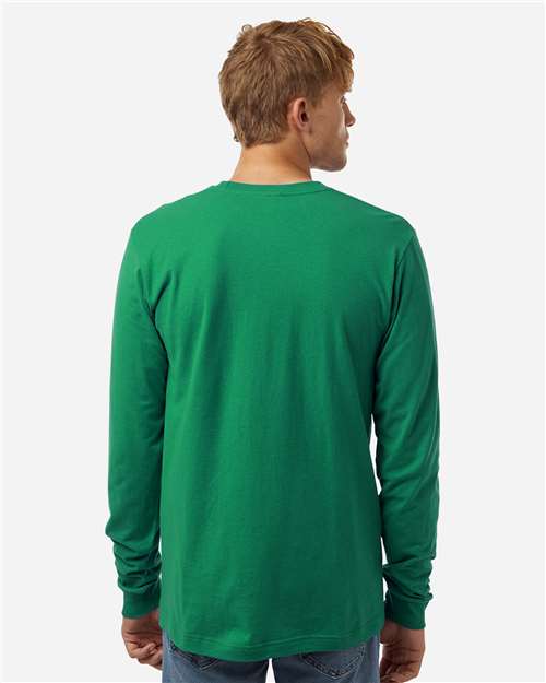 Unisex Fine Jersey Long Sleeve T-Shirt - Kelly Green