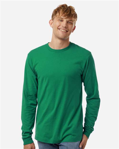 Unisex Fine Jersey Long Sleeve T-Shirt - Kelly Green
