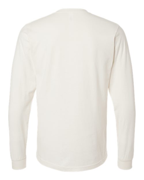 Unisex Fine Jersey Long Sleeve T-Shirt - Vintage White