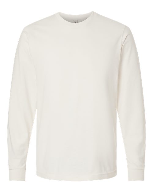 Unisex Fine Jersey Long Sleeve T-Shirt - Vintage White