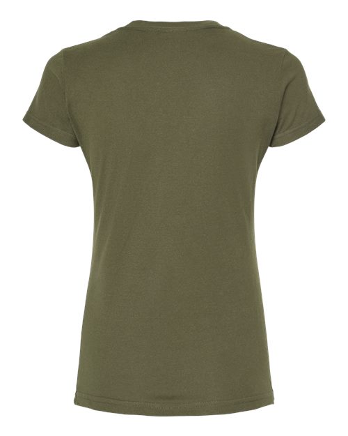 Women's Fine Jersey Slim Fit T-Shirt - Military Green