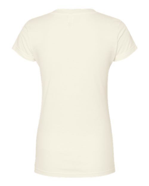 Women's Fine Jersey V-Neck T-Shirt - Natural