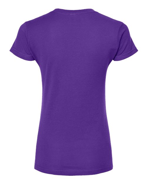 Women's Fine Jersey V-Neck T-Shirt - Purple