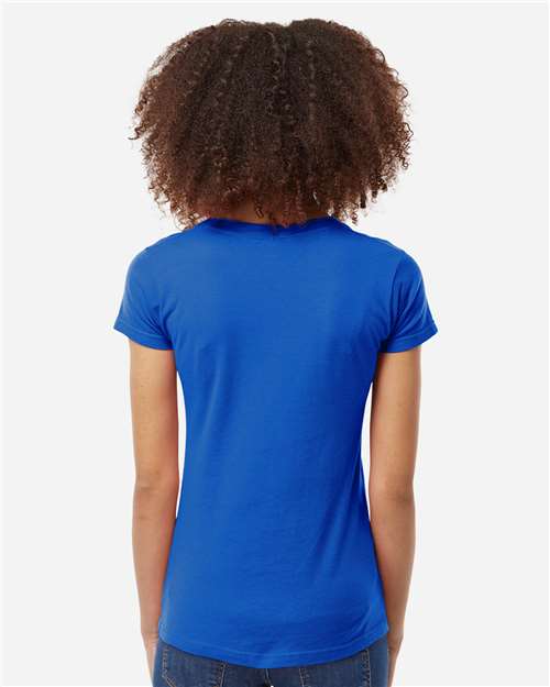 Women's Fine Jersey V-Neck T-Shirt - Royal
