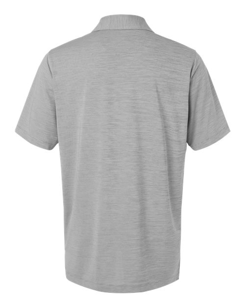 Men's Bohemian Striped Heather Performance Polo - Black Heather