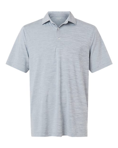 Men's Bohemian Striped Heather Performance Polo - Navy Heather