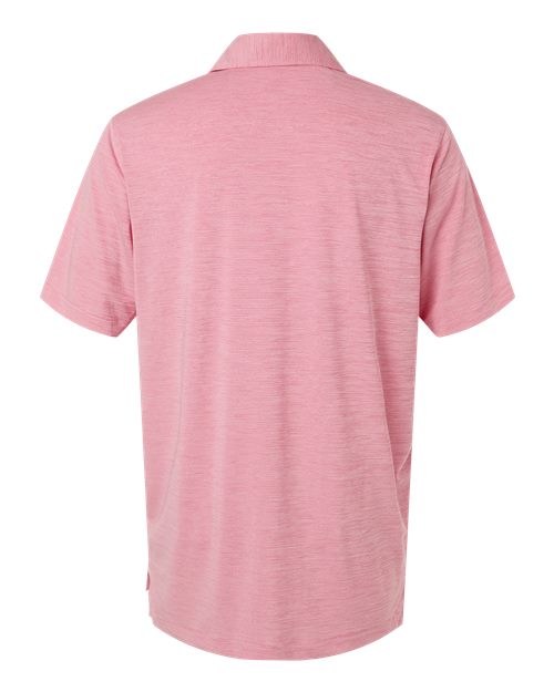 Men's Bohemian Striped Heather Performance Polo - Red Heather