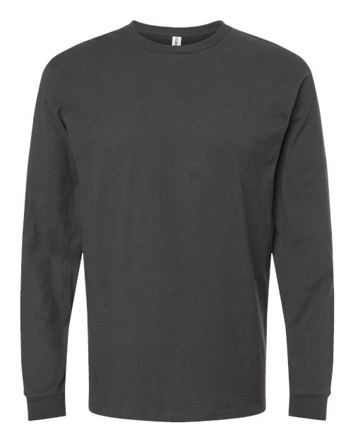 Unisex Heavyweight Jersey Long Sleeve T-Shirt - Charcoal