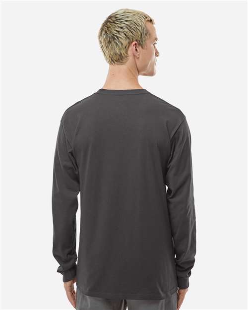 Unisex Heavyweight Jersey Long Sleeve T-Shirt - Charcoal