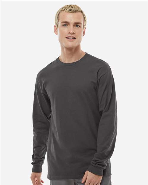 Unisex Heavyweight Jersey Long Sleeve T-Shirt - Charcoal