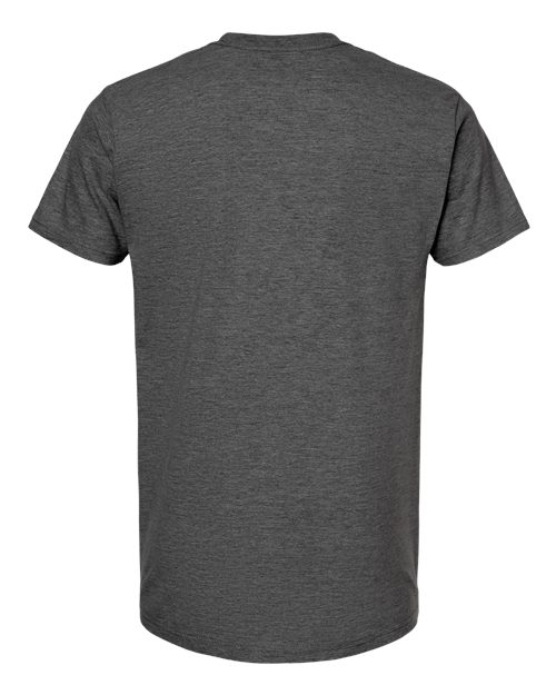 Unisex Heavyweight Jersey Pocket T-Shirt - Heather Charcoal