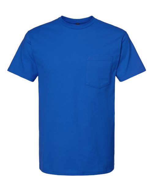 Unisex Heavyweight Jersey Pocket T-Shirt - Royal