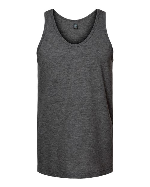 Unisex Fine Jersey Tank Top - Heather Charcoal