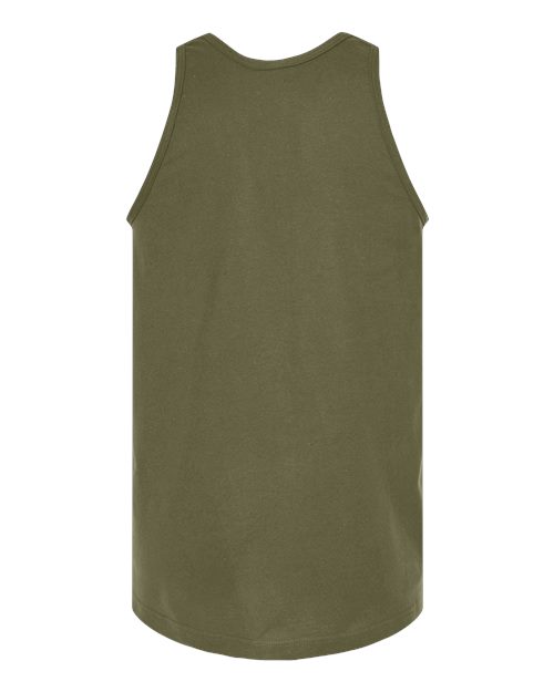 Unisex Fine Jersey Tank Top - Military Green