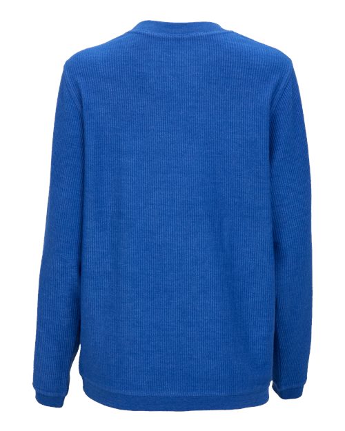 Unisex Corded Crewneck Sweatshirt - Electric Royal