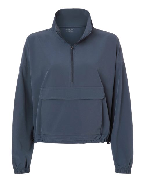 Women's Stretch Woven Quarter-Zip Pullover - Castlerock