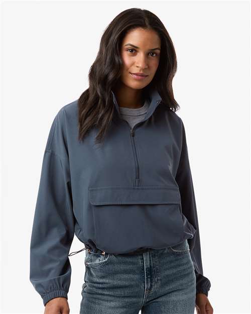 Women's Stretch Woven Quarter-Zip Pullover - Castlerock