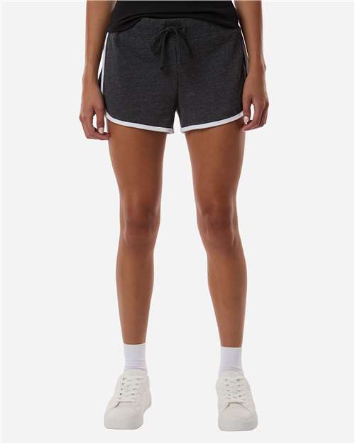 Charcoal Heather/ White