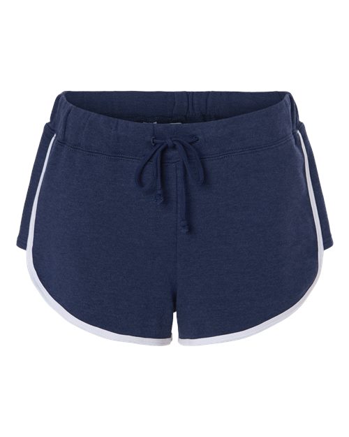 Navy Heather/ White