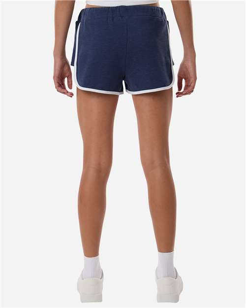 Navy Heather/ White