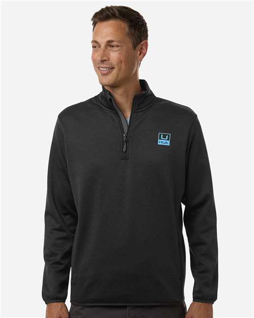 Men's Coldfront+ Quarter-Zip Pullover - Heather Black