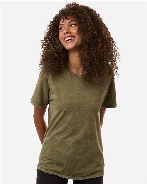 Unisex Mineral Wash T-Shirt - Mineral Green