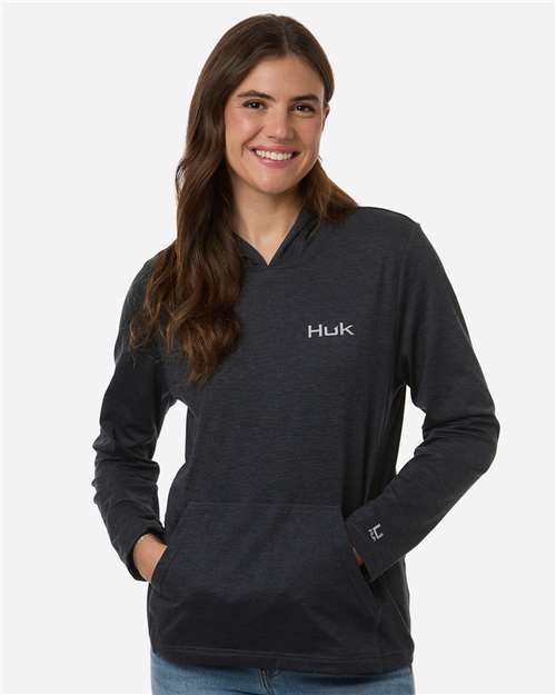 Women's Coldfront+ Hooded Sweatshirt - Heather Black