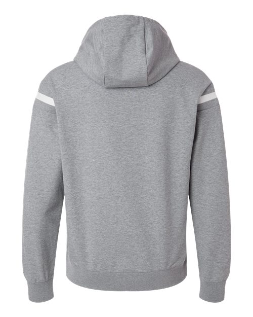 Unisex Heritage Prep Hooded Sweatshirt - Athletic Heather/ Vanilla