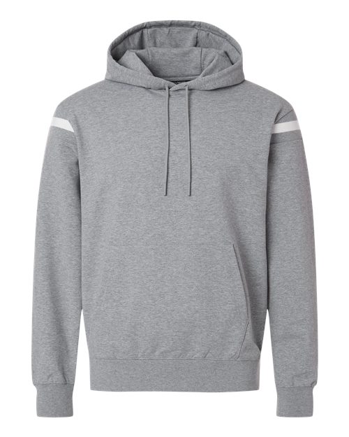 Unisex Heritage Prep Hooded Sweatshirt - Athletic Heather/ Vanilla