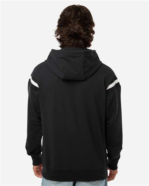 Unisex Heritage Prep Hooded Sweatshirt - Black/ Vanilla