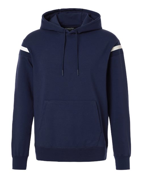 Unisex Heritage Prep Hooded Sweatshirt - Navy/ Vanilla