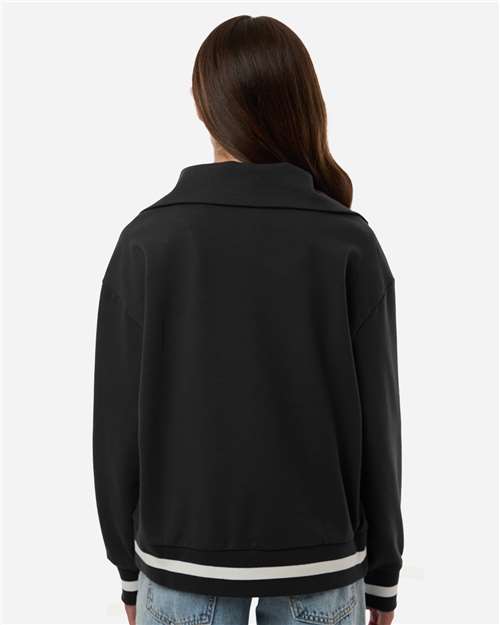 Women's Heritage Prep Quarter-Zip Pullover - Black/ Vanilla