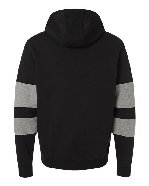 Unisex Jackson Way Hooded Sweatshirt - Black/ Charcoal Heather