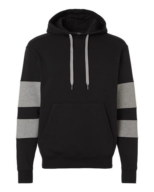 Unisex Jackson Way Hooded Sweatshirt - Black/ Charcoal Heather