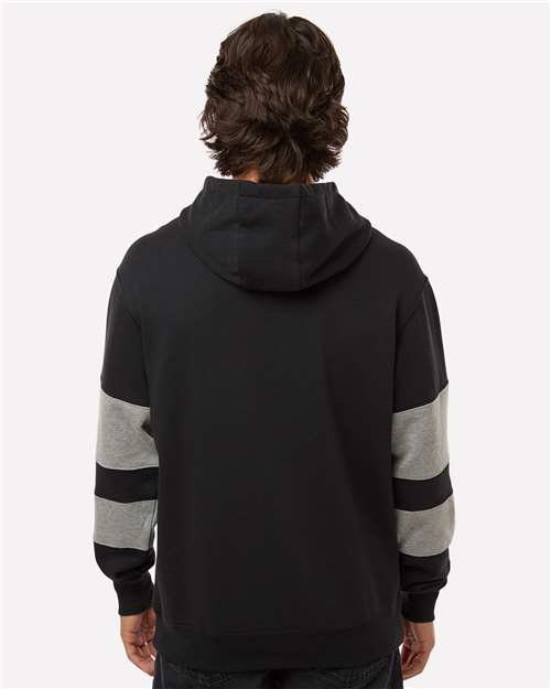 Unisex Jackson Way Hooded Sweatshirt - Black/ Charcoal Heather