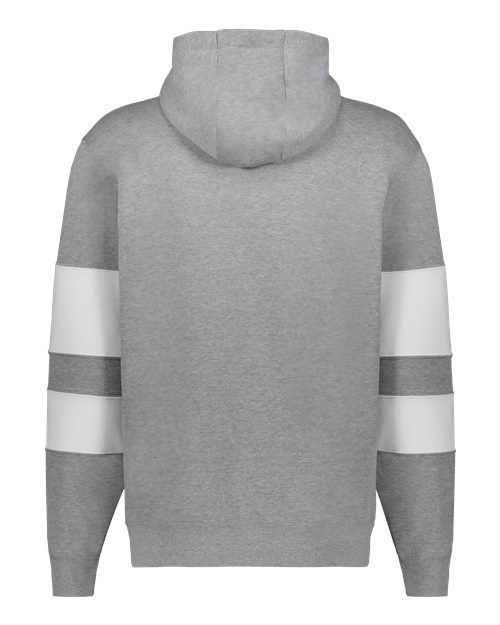 Unisex Jackson Way Hooded Sweatshirt - Charcoal Heather/ White