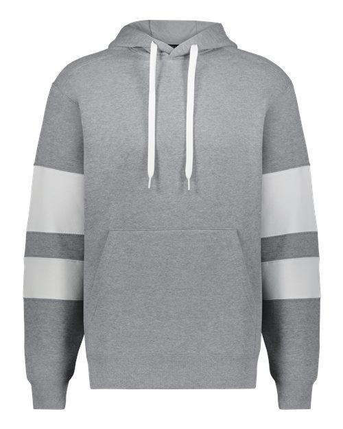 Unisex Jackson Way Hooded Sweatshirt - Charcoal Heather/ White