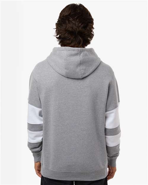 Unisex Jackson Way Hooded Sweatshirt - Charcoal Heather/ White
