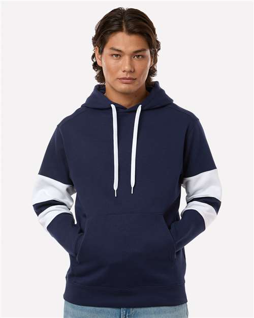 Unisex Jackson Way Hooded Sweatshirt - Navy/ White