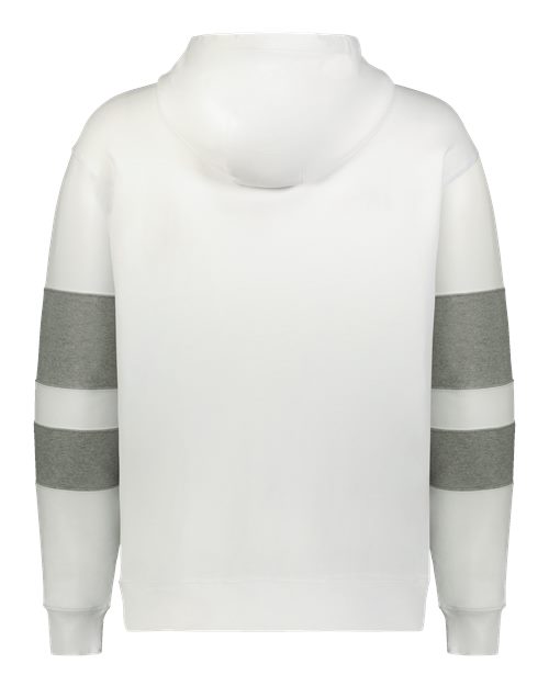 Unisex Jackson Way Hooded Sweatshirt - White/ Charcoal Heather