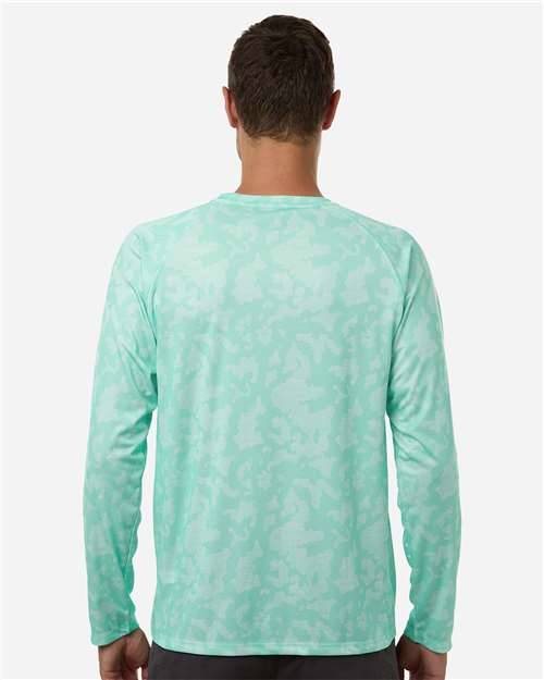 Men's Lopro Running Lakes Long Sleeve T-Shirt - Beach Glass
