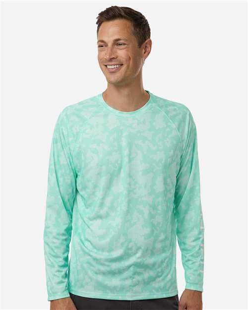 Men's Lopro Running Lakes Long Sleeve T-Shirt - Beach Glass