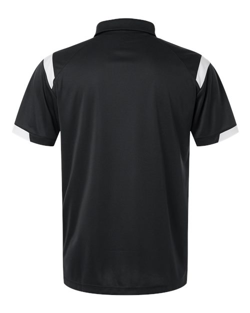 Unisex On the Rise Polo - Black/ White